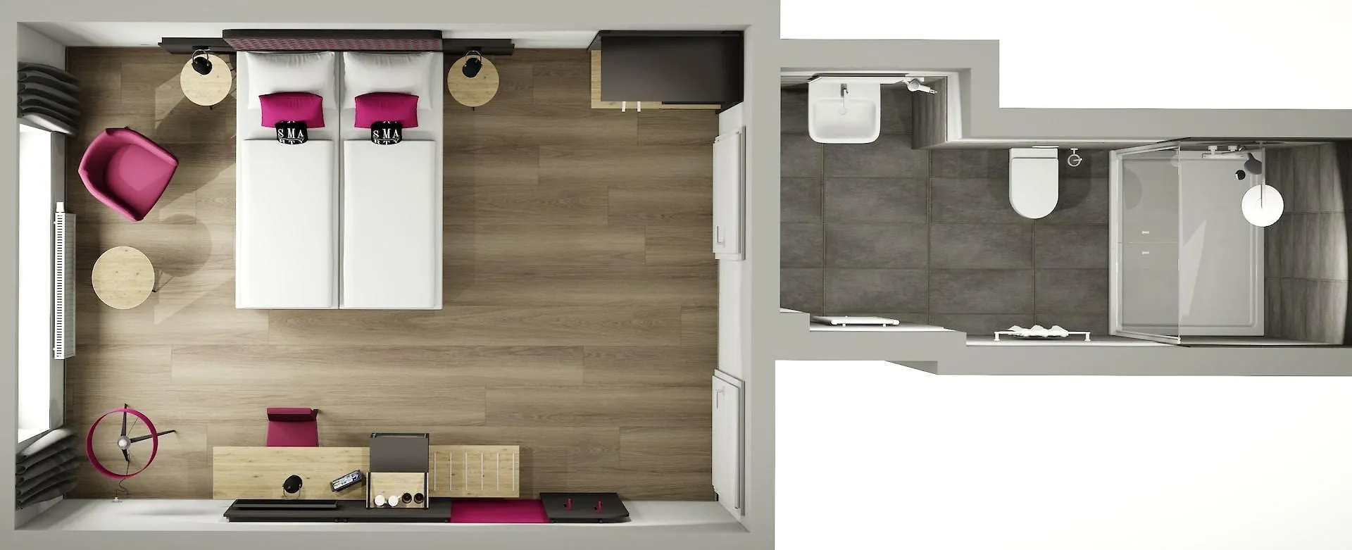 Smarty Cologne Dom Hotel - Boardinghouse - Kontaktloser Self Check-In